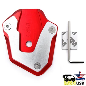Red Kickstand Pad Sidestand Extension CNC For Suzuki GSXS750 GSXS1000 2017-2019 - Picture 1 of 8
