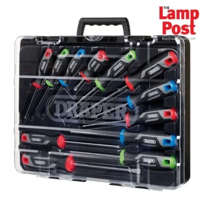 Draper 13436 Soft Grip Screwdriver Set - 12 Piece - Image 1 of 4