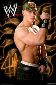 JOHN CENA POSTER - MUSCLES WWE WRESTLING - NEW 24X36 - Picture 1 of 1