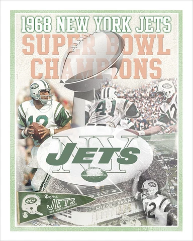 New York Jets - Super Bowl - poster print Cover