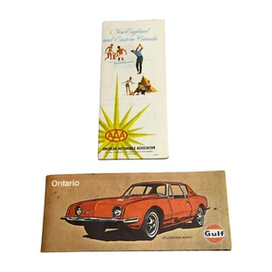 Vintage AAA & Golf Reisekarten - Neuengland, Ostkanada, Ontario Avanti - Bild 1 von 6