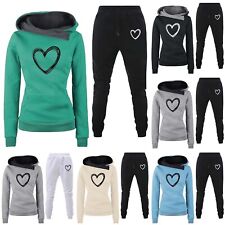 Women's Fleece Athletic Set Long Sleeve Hoodie With Pockets Womens Dress Suits