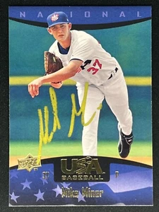 MIKE MINOR 2008 Upper Deck USA Base #17 Hand Signed Auto (No COA — Read) - Picture 1 of 2