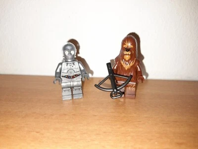Lego Star Wars 2 Minifiguren U-3PO Silver Protocol Droid und Wookiee (75129) - Bild 1 von 4