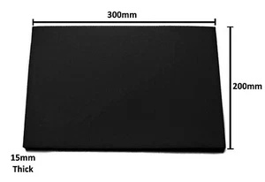 Universal Air Filter Foam Sheet, Make Your Own Air Filter, Reusable BLACK - Picture 1 of 3