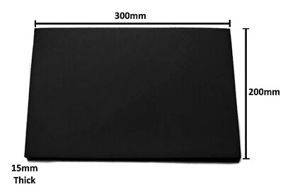 Universal Air Filter Foam Sheet, Make Your Own Air Filter, Reusable BLACK - Image 1 of 3