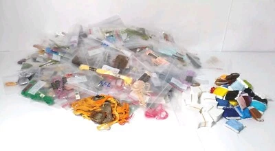 Lot Of 100+ DMC Embroidery/Cross Stitch Threads Full Variety Of Colors New/Used - Image 1 of 4