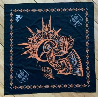 NEW Houston Dynamo FC Black Bandana Size 21 x 21 inch - Image 1 of 4