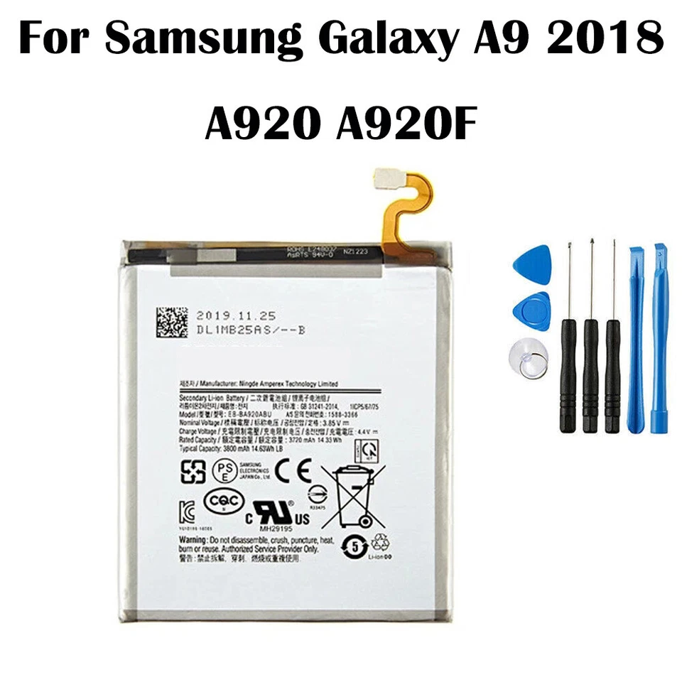 Herramienta de batería de reparación EB-BA920ABU para Samsung Galaxy A9 2018 A920 A920F Foto 1 de 1