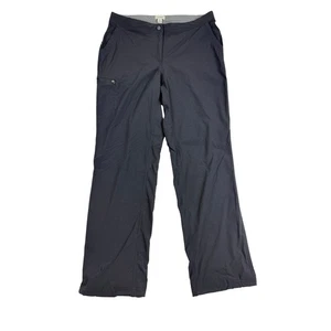 L.L.Bean Black Hiking Pants Womens Size 12 Regular Outdoor Activewear - Picture 1 of 12