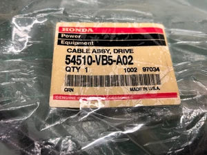 OEM HONDA DRIVE CABLE 54510-VB5-A02 HRC215K1 HRC216K1 MOWERS - Picture 1 of 3