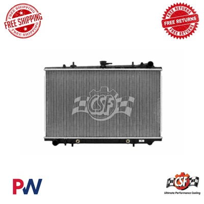 Fila de radiador CSF tanque de plástico núcleo de aluminio para 89-94 Nissan Máxima 3,0 L 2464  Foto 1 de 3