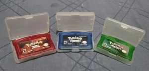 Pokémon Gamboy Advance Neu Cartriges Rubin Smaragd & Saphir GBA LOT (Read Desc) - Bild 1 von 1
