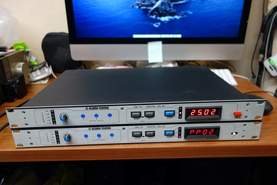 2 Klark-Teknik DN 716 Rackmount Digital Delay Unit - Image 1 of 4