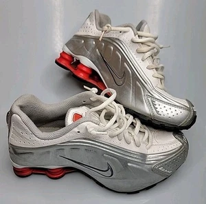 Nike Shox R4 2012 Comet Rojo Blanco Plata Tallas 6Y/7.5W Retro De Colección Usado - Imagen 1 de 8