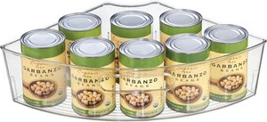 Idesign Klar Kunststoff 1/4 Keil Eimer für Ecke Lazy Susan Schrank, Küche Kabine - Bild 1 von 12