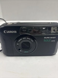 Canon Sure Shot Max Date 35mm Point & Shoot Camera 38mm f/3.5 Lens - Picture 1 of 3