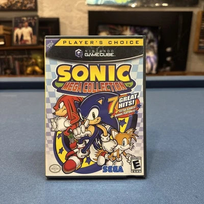 Sonic Mega Collection (Nintendo GameCube, 2002) Box and Disc, No Manual, Tested - Image 1 of 3