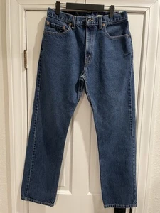 Levi’s 505 Regular Fit Straight Leg Men’s Jeans. 34-31.  100% Cotton Made In USA - Picture 1 of 14