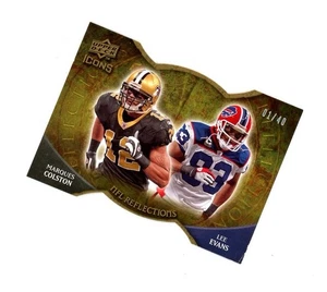 RARE 2009 Upper Deck ICONS CUT SP MARQUES COLSTON LEE EVANS 1/40! WRS STARS SEE! - Picture 1 of 1