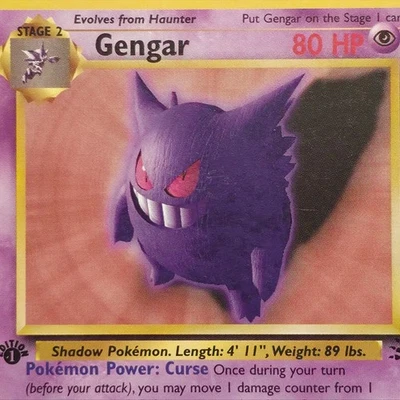 Gengar 20/62 Fossil Regular 1st Edition - Image 1 of 4