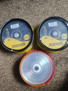 75 Blank Media CDs 700mb 80mins 52x Speed CD-R Discs New Sealed - Picture 1 of 4