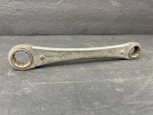 Dunlap 5/8” X 3/4” Ratcheting 12-point Double - End Wrench, Made in USA Vintage - Picture 1 of 7