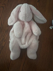 Rare Mini Vintage Mango Teddy Bear Co. Bunny Backpack Bubble Gum Pink Bag Purse - Bild 1 von 9