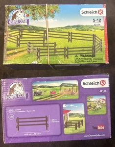 Schleich Horse Club Paddock Fence Set Figure Farm Life 42106 RARE!! (2) - Picture 1 of 3