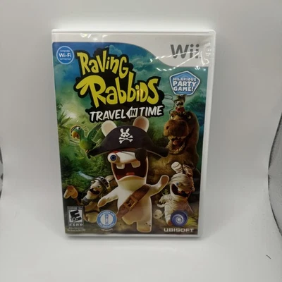 Raving Rabbids Travel in Time Nintendo Wii Game Ubisoft Party Family - Image 1 of 4
