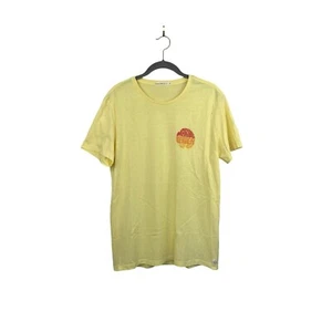 Marine Layer Re-Spun Graphic Tee in Pale Banana New Without Tags Size Medium - Picture 1 of 7