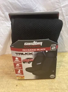 Custom Covers Richmond Black Truck Seat Covers See Photos.   E1 - Picture 1 of 12