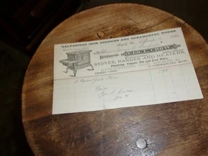 AUSSAGE AUS NORFOLK, VA 3. APRIL 1882 GEO. L. CROW MANUF. HERDE, HERDE UND  - Bild 1 von 3