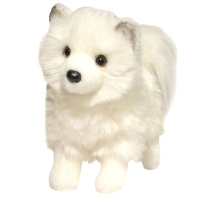 ✤ Nuevo DOUGLAS CUDDLE TOY Peluche POMSKY Blanco Pomerania Husky Cachorro Perro Foto 1 de 2