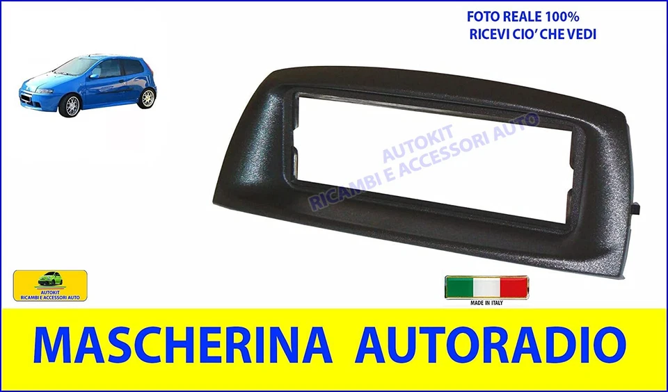 Mascherina Autoradio Specifica Compatibile per Fiat Punto 188 Cornice Stereo