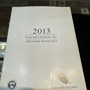 2013 Theodore Roosevelt Coin and Chronicles set in original Mint packaging - Picture 1 of 5