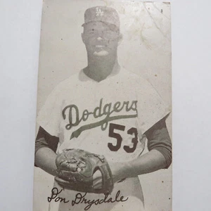 Don Drysdale Los Angeles Dodgers 1960's Post Card DDLAD - Picture 1 of 2