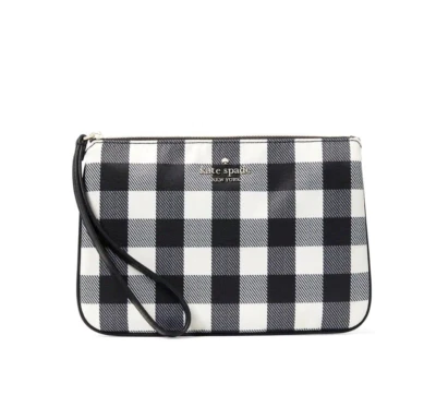 KATE SPADE Chelsea Nylon Mediano Muñequera Bolsa Negra Multi KC642 Foto 1 de 4