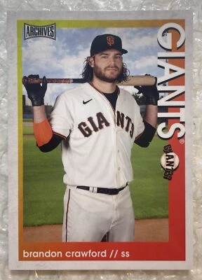 2022 Topps Archives Snapshots #29 Brandon Crawford - Image 1 of 2