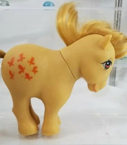 VINTAGE G1 MY LITTLE PONY BUTTERSCOTCH Yellow red butterflies MLP 1982 - Picture 1 of 7