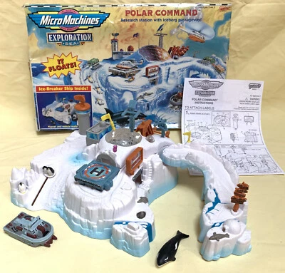 COMPLETO con caja ORCA ENVÍO CORRECTO MICRO MÁQUINAS FLOTANTE COMANDO POLAR JUEGO Foto 1 de 4