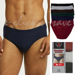 3 6 12 Herren Knocker Herren Bikini Slips Boxershorts Unterwäsche massiv TBand S-XL - Bild 1 von 2