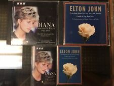 Diana Princess of Wales 1961-1997 Funeral BBC Tape &CD Elton John Candle In Wind