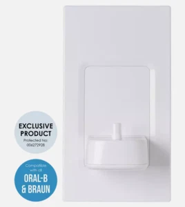 Proofvision In Wall Toothbrush Charger - White - Single Toothbrush - Picture 1 of 3