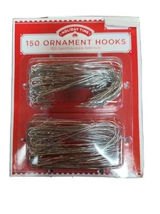 Christmas Tree Ornament Hooks - 150 Ornament Hooks by Holiday Time - Picture 1 of 2