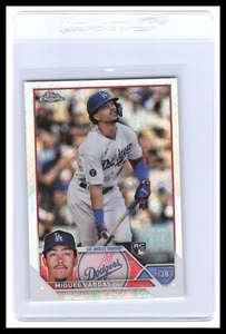 2023 Topps Chrome - Miguel Vargas #161 Logofractor (RC) - Picture 1 of 2