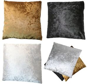 Doux Coussin Velours - Noir Argent Or Oreiller Jeté Avec Housse Pour Canapé