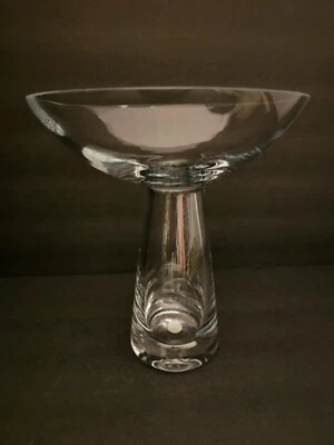 Floating Candle Bowl Clear Glass Pillar Vase Centerpiece 8.5" Wedding Holiday - Image 1 of 4