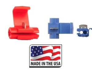 (1000) Scotch Locks 500 22-18 / 500 18 -14 Quick Splice Connectors MADE IN USA - Picture 1 of 3
