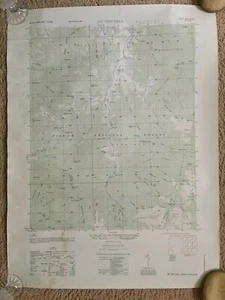 Mt. Mitchell, N.C. 1947 Topographical Map by the Army Corp of Engineers - Picture 1 of 2